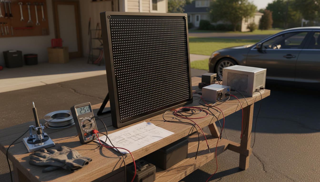 64×64 RGB LED Matrix Power Draw & PSU Size Guide